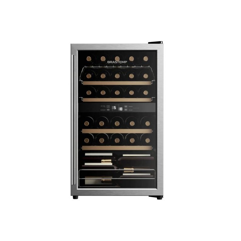 Adega Brastemp Dual Zone 33 Garrafas - Bzb33Be 220V