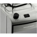 Ver imagem 3 de Fogão Brastemp 4 Bocas Cor Inox com Dupla Chama e Grill - Bfs4Gar