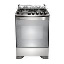 Ver imagem 1 de Fogão Brastemp 4 Bocas Cor Inox com Dupla Chama e Grill - Bfs4Gar