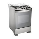 Ver imagem 2 de Fogão Brastemp 4 Bocas Cor Inox com Dupla Chama e Grill - Bfs4Gar