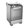 Fogão Brastemp 4 Bocas Cor Inox com Dupla Chama e Grill - Bfs4Gar - 2