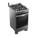 Ver imagem 4 de Fogão Brastemp 4 Bocas Cor Inox com Timer Digital - Bfo4Tar