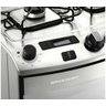 Fogão Brastemp 4 Bocas Duplo Forno Cor Inox com Dupla Chama e Timer Digital - Bfd4Tar - 3