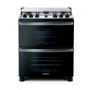 Ver imagem 1 de Fogão Brastemp 5 Bocas Duplo Forno Branco com Botões Removíveis e Exclusivo Aro Protetor - Bfd5Ncb