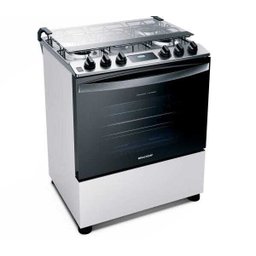 Fogão Brastemp 5 Bocas Branco com Turbo Chama e Touch Timer - Bfs5Pcb - 2 Fogão Brastemp 5 Bocas Branco com Turbo Chama e Touch Timer - Bfs5Pcb - 2