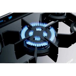 Fogão Brastemp 5 Bocas Duplo Forno Cor Inox com Mesa de Vidro e Touch Timer com Autodesligamento - B - 3
