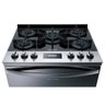 Fogão Brastemp 5 Bocas Duplo Forno Cor Inox com Mesa de Vidro e Touch Timer com Autodesligamento - B - 7
