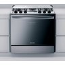 Fogão Brastemp 5 Bocas de Embutir Cor Inox com Turbo Chama e Touch Timer - Bys5Pcr - Bys5Pcr - 1