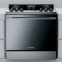 Fogão Brastemp 5 Bocas de Embutir Cor Inox com Mesa de Vidro e Touch Timer com Autodesligamento - By - 1 Fogão Brastemp 5 Bocas de Embutir Cor Inox com Mesa de Vidro e Touch Timer com Autodesligamento - By - 1