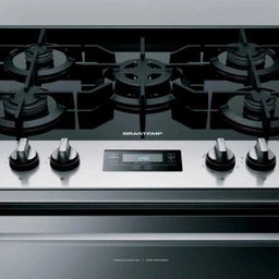 Fogão Brastemp 5 Bocas de Embutir Cor Inox com Mesa de Vidro e Touch Timer com Autodesligamento - By - 5 Fogão Brastemp 5 Bocas de Embutir Cor Inox com Mesa de Vidro e Touch Timer com Autodesligamento - By - 5