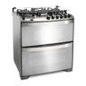 Fogão Brastemp Duplo Forno Quadrichama Mesa Flat Top 5 Bocas Inox - Bfd5Qbr - 2