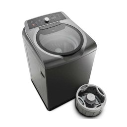 Máquina de Lavar Brastemp 15kg Double Wash Grafite Metálico com Ciclo Edredom - BWD15A9 - 2 Máquina de Lavar Brastemp 15kg Double Wash Grafite Metálico com Ciclo Edredom - BWD15A9 - 2