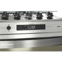 Ver imagem 2 de Fogão Brastemp 4 Bocas Cor Inox com Grill e Timer Digital - Bf150Ar