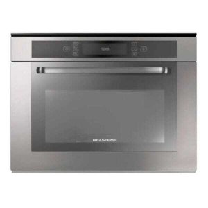 Micro-ondas Brastemp de Embutir 40L Cor Inox com Grill - Bmo40Ar 220V