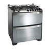 Fogão Brastemp 5 Bocas Duplo Forno Cor Inox com Quadrichama e Timer Digital - Bfd5Qar - 2