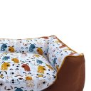 Ver imagem 4 de Caminha para Cachorro Retangular Caramelo 100% Algodão Duz Pets - Espaço e Conforto para Esticar:p