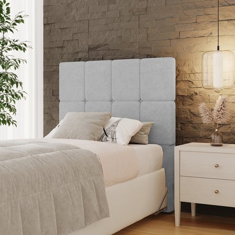 Cabeceira Solteiro 102cm Design Moderno para Quarto Linea