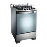 Fogão Brastemp 4 Bocas Cor Inox com Dupla Chama, Trempes de Ferro Fundido e Grill - Bfs4Dar - 2