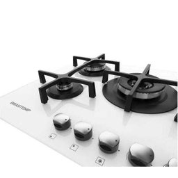 Cooktop 5 Bocas Brastemp Branco com Duplachama e Trempe com Ferro Fundido - Gdk73ab - 4