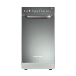 Lava-Louças 10 Serviços Brastemp Slim Prata Espelhada com Ciclo Pesado - BLF10AS - 1
