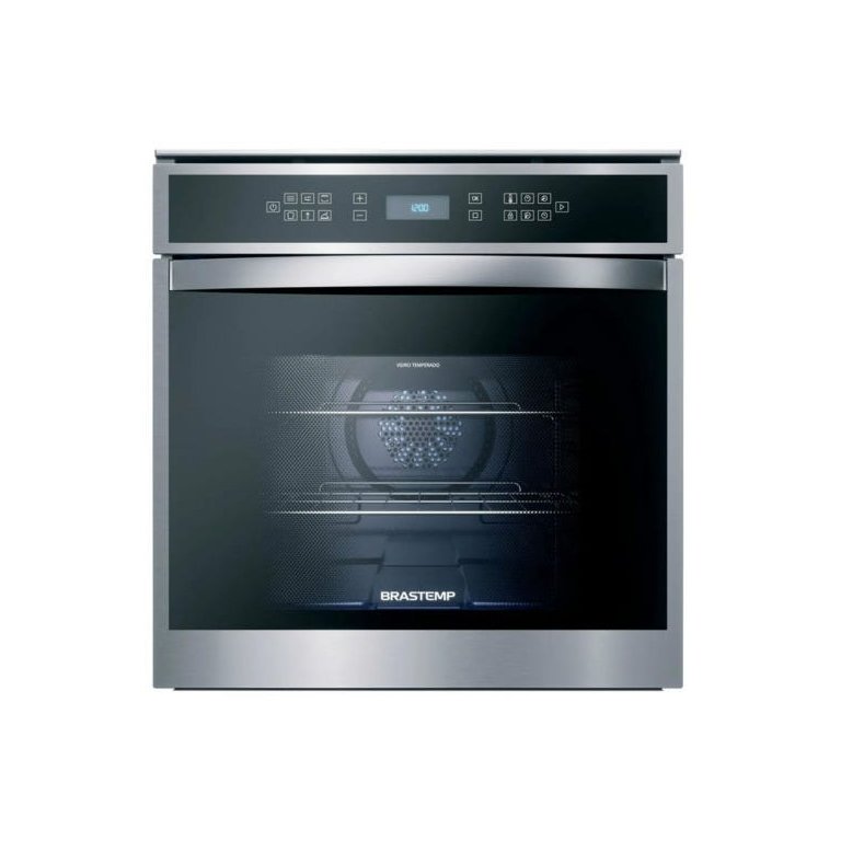 Forno de Embutir Elétrico Brastemp 84 Litros Cor Inox com Convecção e Termômetro Meat Control - Bot8