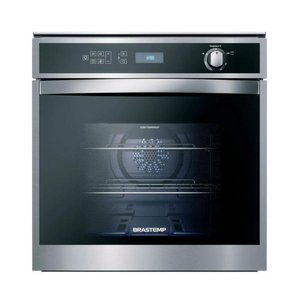 Forno de Embutir a Gás Brastemp 78 Litros com Convecção e Termômetro Meat Control BOH84AR