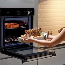 Forno de embutir a gás Brastemp 78 litros Preto com grill e timer touch - BOA84AE - 7