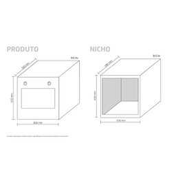 Forno de embutir elétrico Brastemp 84 litros Preto com convecção e timer touch - BOC84AE - 12