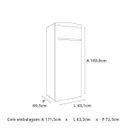 Ver imagem 3 de Freezer Frost Free Vertical Brastemp Bvr28Mb, 228L, Branco – 127V