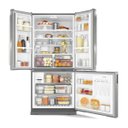 Ver imagem 4 de Geladeira Brastemp Frost Free Side Inverse 540 Litros Cor Inox com Ice Maker - Bro80ak