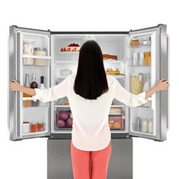 Geladeira Brastemp Frost Free Side Inverse 540 Litros Cor Inox com Ice Maker - Bro80ak - 10