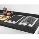 Ver imagem 3 de Cooktop 2 Bocas Elétrico Dominó Brastemp Inox com Mesa Vitrocerâmica - Bdf30Ar - Bdf30Ar