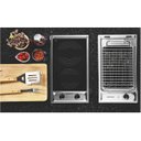 Ver imagem 2 de Cooktop 2 Bocas Elétrico Dominó Brastemp Inox com Mesa Vitrocerâmica - Bdf30Ar - Bdf30Ar