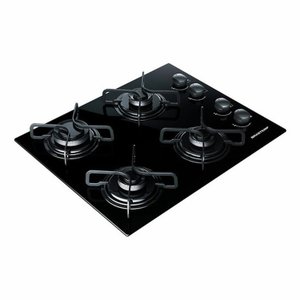 Cooktop 4 Bocas Brastemp com Grades Piatina e Acendimento Automático - Bdd61Ae