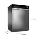 Ver imagem 4 de Lava-Louças 14 Serviços Brastemp cor Inox com Ciclo Pesado - BLF14AR