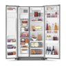 Geladeira Brastemp Frost Free Side by Side 560 litros cor Inox com Dispenser de Aguá e Gelo - BRS62C - 3