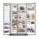Ver imagem 3 de Geladeira Brastemp Frost Free Side by Side 560 litros cor Inox com Dispenser de Aguá e Gelo - BRS62C