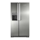Ver imagem 1 de Geladeira Brastemp Frost Free Side by Side 560 litros cor Inox com Dispenser de Aguá e Gelo - BRS62C