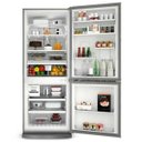 Ver mais imagens de Geladeira Brastemp Frost Free Inverse 443 litros cor Inox com Turbo Ice - BRE57AK
