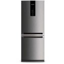 Ver imagem 1 de Geladeira Brastemp Frost Free Inverse 443 litros cor Inox com Turbo Ice - BRE57AK
