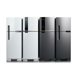 Geladeira Brastemp Frost Free Duplex 375 litros cor Inox com Espaço Adapt - BRM45HK - 12