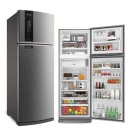 Geladeira Brastemp Frost Free Duplex 478 litros cor Inox com Freezer Control Advanced - BRM59AK - 1 Geladeira Brastemp Frost Free Duplex 478 litros cor Inox com Freezer Control Advanced - BRM59AK - 1