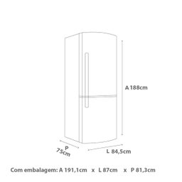 Geladeira Brastemp Frost Free Inverse 573 litros Branca com Smart Bar - BRE80AB - 3