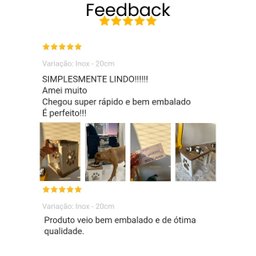 Comedouro Elevado Cachorro Grande Pet Mdf 20cm - 7