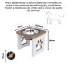 Comedouro Elevado Cachorro Grande Pet Mdf 20cm - 3