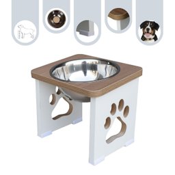 Comedouro Elevado Cachorro Grande Pet Mdf 20cm - 2