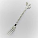 Ver imagem 3 de Conjunto 4 Garfos de Aço Inox Aperitivo Leaves Prata - Wolff