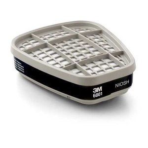 Cartucho Quimico Par 6001 Respirador Vapores Organicos (2 Und) - 3m