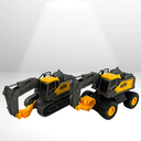 Ver imagem 5 de Kit Maquinas Escavação , Retro Escavadeira Trator Carregadeira Garra