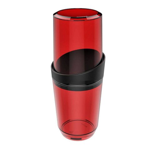 Porta Escova de Dentes e Creme Dental - Crippa Vermelho